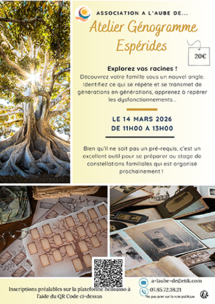Atelier génogramme Espérides Oct 2025