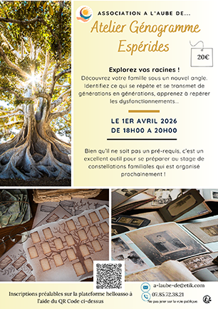 Atelier génogramme Espérides Oct 2025